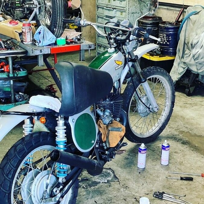 ノッチ、修理に出していた46年前のバイクが復活「めちゃくちゃ嬉しい」 1枚目