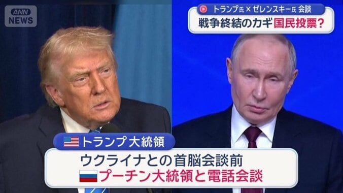 ロシアのプーチン大統領とも電話で会談