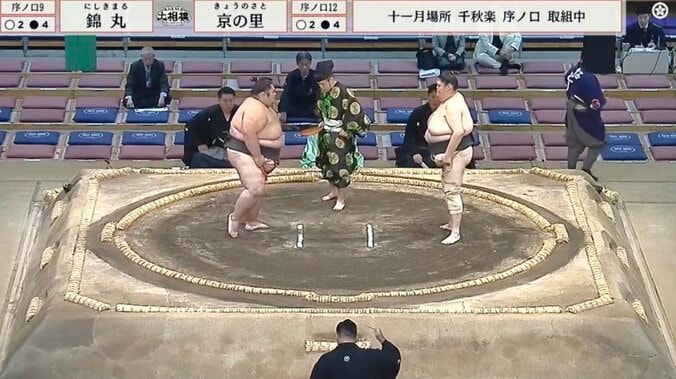 巨漢力士のギャップがすごい“ほっそり美脚”