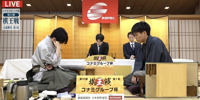 【写真・画像】藤井聡太六冠、棋王戦開幕局も黒星…挑戦者・増田康宏八段に敗れる 王将戦第3局に続き“連敗”　2枚目