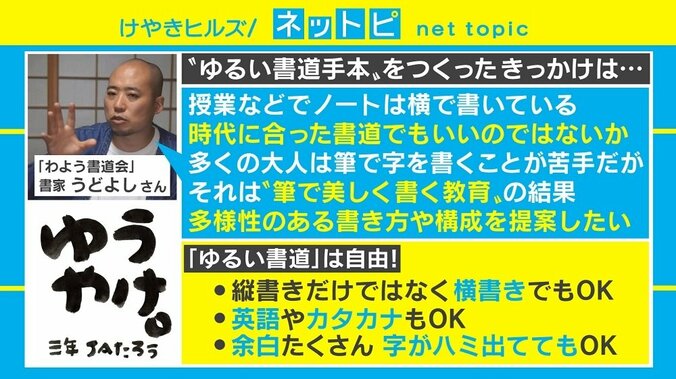 「書き方にも多様性を」概念を覆す“ゆるい書道手本”が話題に 2枚目