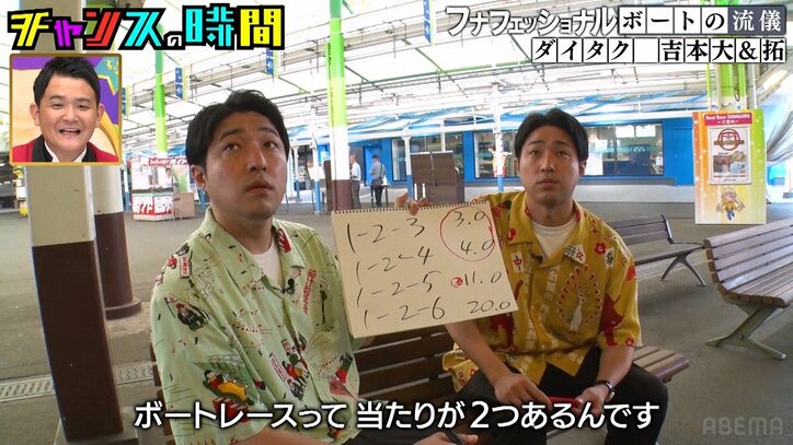 「ボートレースって当たりが2つある」ギャンブル好きの双子芸人のトンデモ論に「狂ってる！」千鳥ノブが呆れ