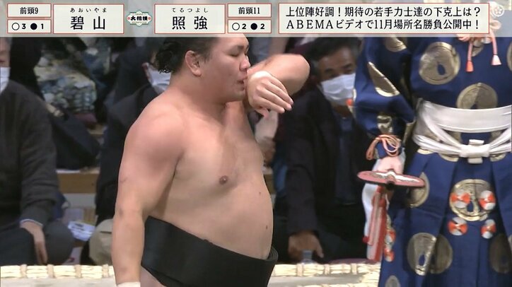 巨漢力士がペタン、小兵力士は息も絶え絶え…1分超の大熱戦にファン驚嘆「フラフラやん」