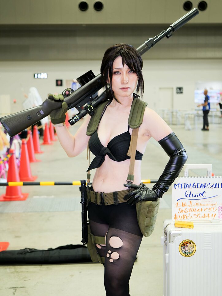 [照片/图片] 为了塑造充满力量感的体态，也进行了身体锻炼……《合金装备5》Quiet的角色扮演令人耳目一新！ 5