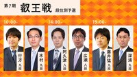 【中継】叡王戦 行方九段-木村九段/阿久津八段-広瀬八段/藤井猛九段-深浦九段