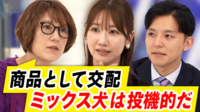 【映像】人間のエゴ？ミックス犬に賛否...安易な交配は遺伝的疾患リスクも？専門家に聞く