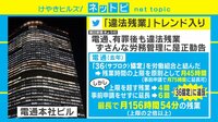 【動画】「違法残業」がTwitterトレンド入り