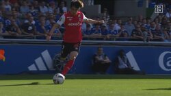 「激アツ！」「代表でもみたい！」伊東純也のワンタッチ突破からドンピシャクロス→中村敬斗が豪快ヘディングゴール！日本代表コンビの完璧すぎる崩しにファン熱狂「かっこよすぎ」