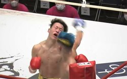 残り2秒、バックブローで衝撃KO！ “残り1秒の男”が魅せた再現劇に「また出た！」ファン騒然