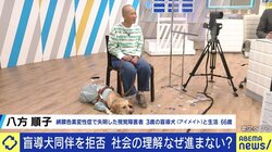 “同伴可”のレストランなのに“入店拒否”も…視覚障害者の女性「私のパートナー、盲導犬の姿を知って」