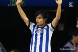 「3回目やぞ！」久保建英が“極上ループパス”→味方がまたも…「上田綺世だったら…」アシスト未遂にファン悲鳴