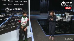 佐々木寿人の不意打ちポーズに女性リポーター爆笑＆撃沈 視聴者はもらい笑い「これは笑う」「いいぞ、もっとやれ！」／麻雀・Mリーグ