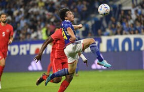 ドイツ戦へ「初戦は絶対勝つ」と意気込む日本代表FW相馬勇紀、「良い形で得点できた」と先制ゴール振り返る