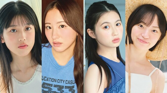 【写真・画像】斉藤千里・中瀬葵・畑中萌衣・戸咲さくら、新人4人の初々しいグラビア ヤンマガ「Pick Up Girls！」　1枚目