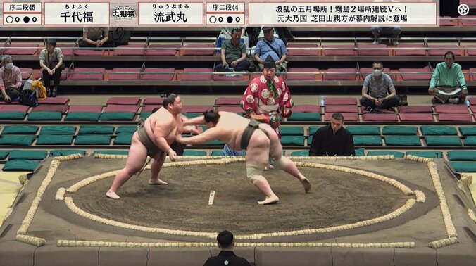 どうしてそうなった？ “あんこ型”力士が偶然同じポーズ どこか不思議なシンクロ珍光景にファンほっこり 2枚目