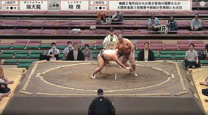 三段目七十六枚目・翔傑（芝田山）