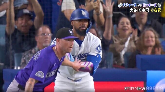 【写真・画像】詰まりながらも「間を抜けますよね」 大谷翔平の167キロ適時打に「しかし力がある」解説も唸らせた“爆速タイムリー”　1枚目