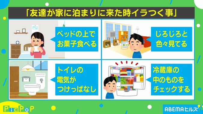 「洗ってない足でベッドに…」“友達が家に泊まりに来た時イラつく事”がネットで話題に 2枚目