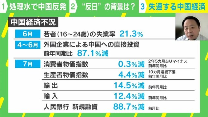 「多くの中国人は政府のウソに白けている」若年層“雇用不満”の矛先に？ 中国政府が処理水放出に猛反発 4枚目