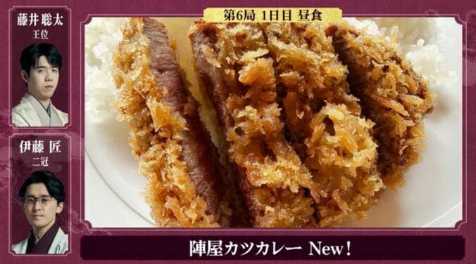 シャトーブリアンを使用した牛ヒレカツがトッピングされている