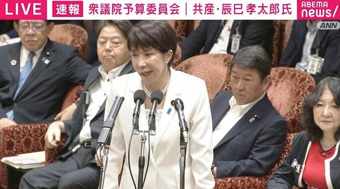 【写真・画像】高市総理「何の犯罪を犯して…」自席からクレーム 共産議員が「サナエトークンの被害」を追及　1枚目