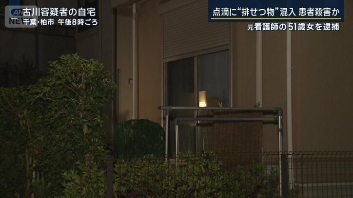 古川容疑者の自宅