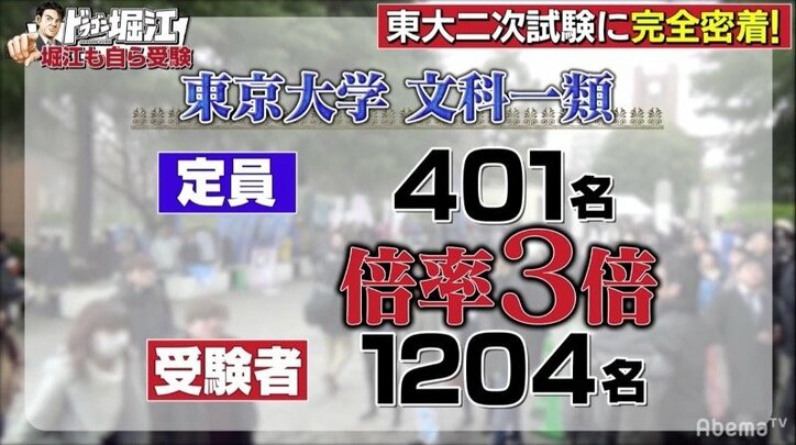堀江貴文、ついに東大二次試験に挑戦　「緊張しますか？」の質問に「全然」