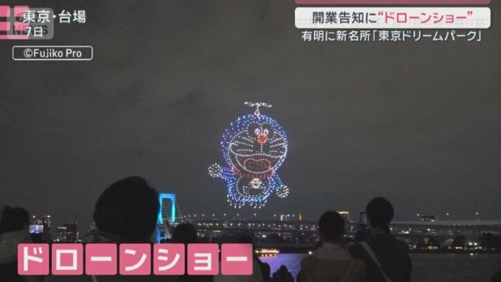 ドラえもんのドローンショー