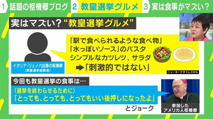 実はマズい?「教皇選挙グルメ」