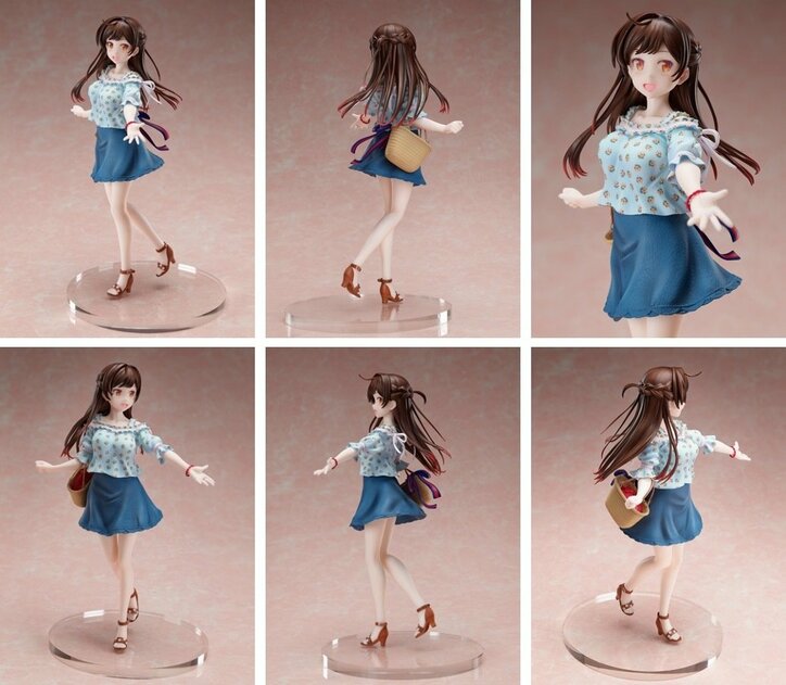 アニメ「彼女、お借りします」“遊園地デート”を再現!ヒロイン・水原千鶴の1/7フィギュア登場