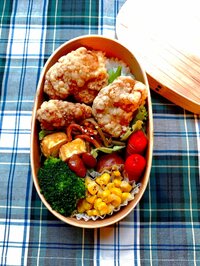 飯田圭織『息子弁当♪♪地味な色合い唐揚げ☆』