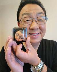 梅沢富美男『似顔絵和菓子』