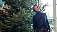 中村江里子 パリの自宅に巨大クリスマスツリー 