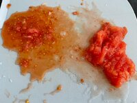 桃『もったいない精神…！！そして感動のスルスル感。』