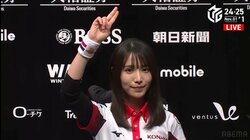 “麻雀に愛された”伊達朱里紗 7万点超の圧巻トップ！嶺上開花で決めた華やか跳満「皆さんの応援が力になっている」／麻雀・Mリーグ