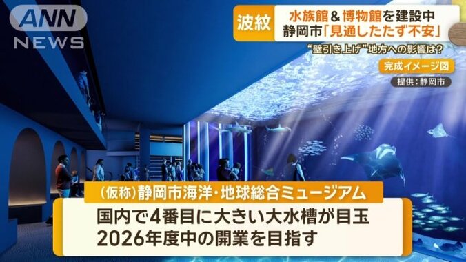 海洋ミュージアムの開業を予定　静岡市