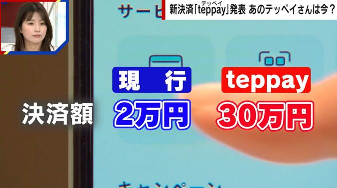 決済額も現行の2万円から30万円に引き上げ