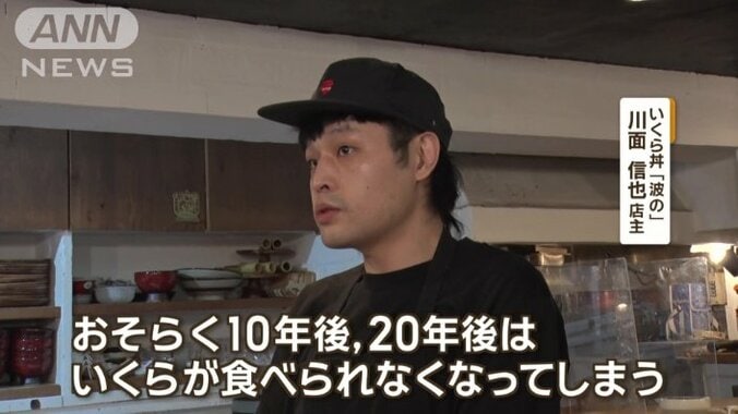 「10年後、20年後はいくらが食べられなくなってしまう」