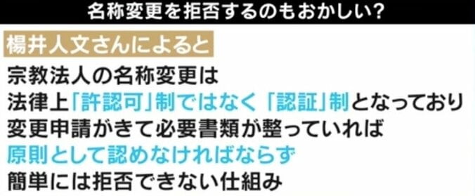 旧統一教会の“名称変更”承認に政治圧力？ ひろゆき氏「文化庁はかなり頑張って対抗したと思う」 6枚目