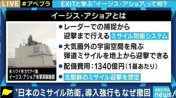 「東京を守るために秋田や山口に負担を強いるものだという説明を」イージス・アショア配備撤回に専門家 5枚目