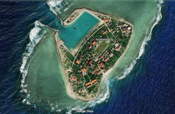 サウスウエスト島（Google Mapsから）