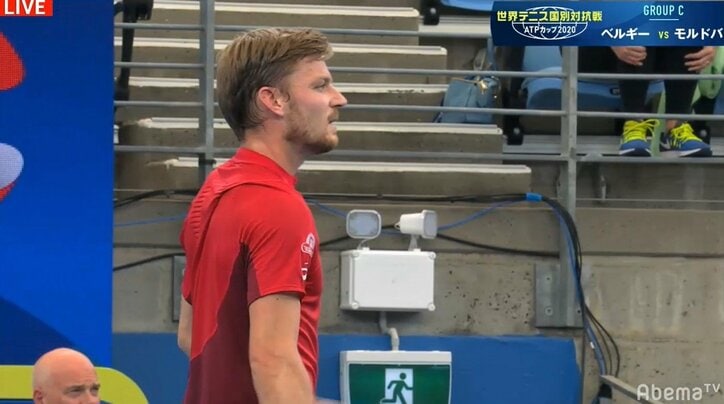 ビデオ判定が白黒で“微妙”すぎて…実況がさじ投げる「わからへんやん！」【ATPカップ】