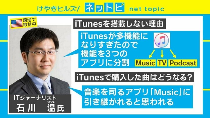 「iTunes」なくなり3つのアプリに分割へ、DLした楽曲はどうなる？