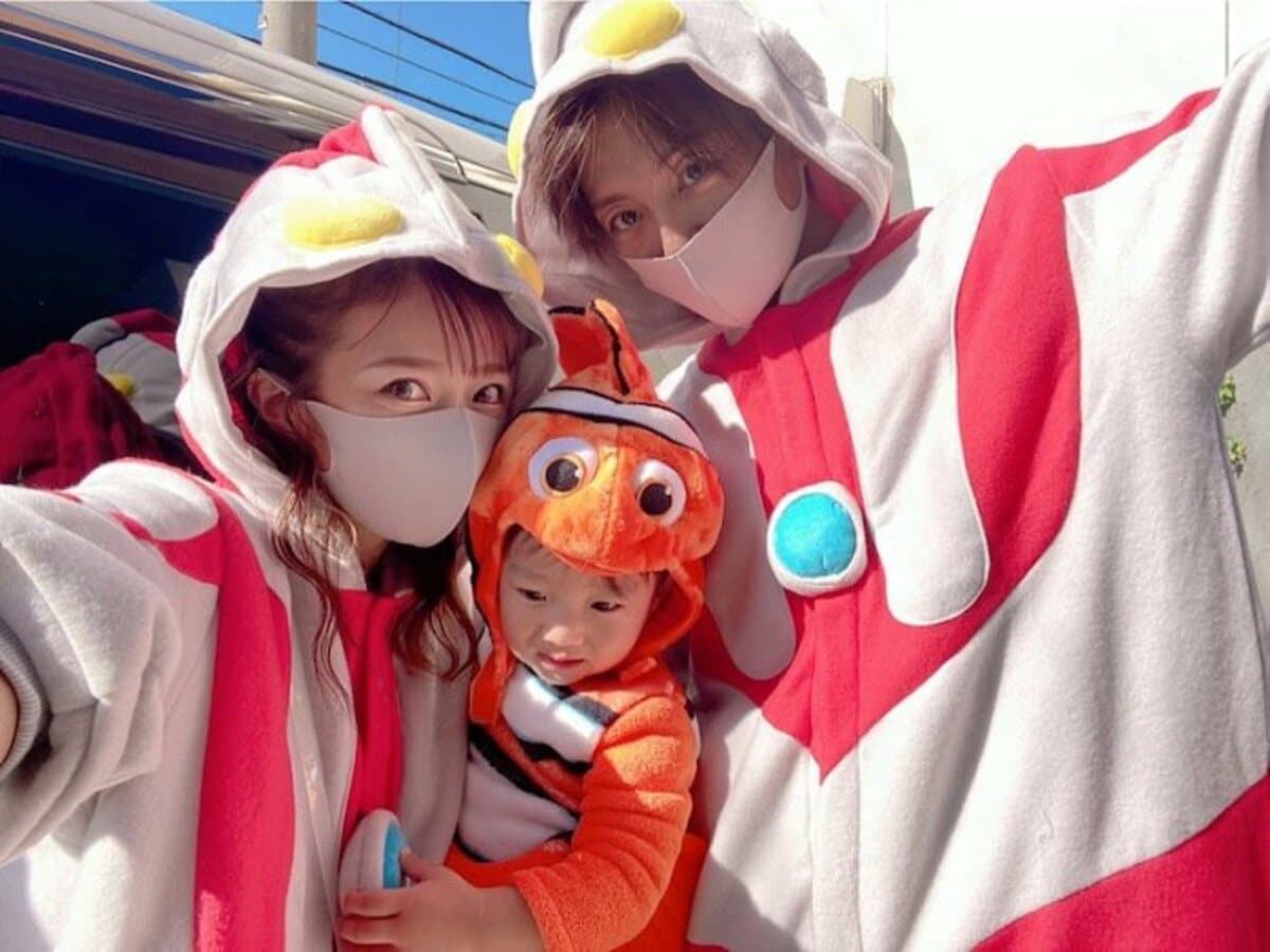 辻希美 夫 杉浦太陽との ウルトラ夫婦 仮装を公開 パーティーは出来なかったけど 話題 Abema Times