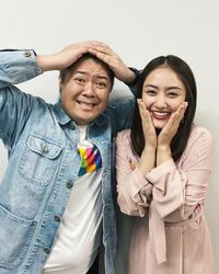 「だぁいすき小杉っち」谷まりあ、ブラマヨ小杉との仲良し2ショットを公開