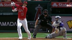 大谷翔平、敗色ムードを一撃で一掃 ファンを沸かせる超特大の36号に喝采の声「これはMVP」「凄い音したな」