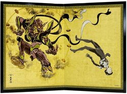 Unidades EVA e Tesouro Nacional se unem! "Biombos EVANGELION dos Deuses do Vento e do Trovão" serão lançados a partir de 17 de julho