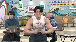 実はやせ我慢！？タンクトップ1枚のマッチョ2.5次元俳優に言及 オリラジ藤森慎吾「マッチョの方が寒いんだよ」