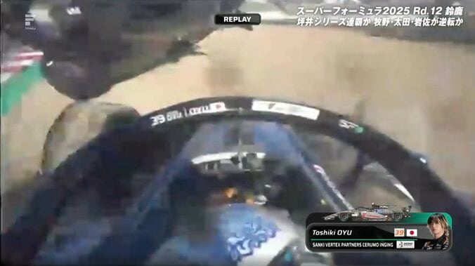サーキット騒然…日本最速レースでマシンが宙に浮くアクシデント、シーズン最終戦でまさかの波乱【スーパーフォーミュラ】 4枚目