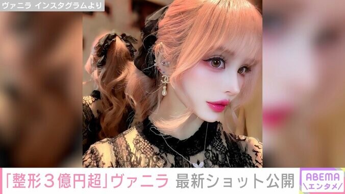 【写真・画像】“整形総工費3億円超”ヴァニラ、小顔際立つ最新ショット公開「たまにはポニテ」　1枚目